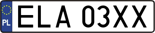 ELA03XX
