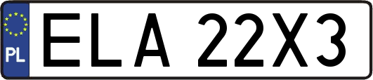 ELA22X3