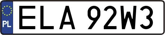 ELA92W3