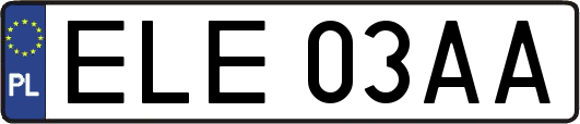 ELE03AA
