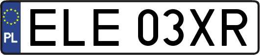 ELE03XR