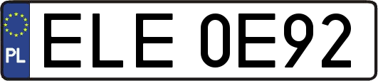ELE0E92