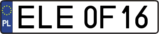 ELE0F16