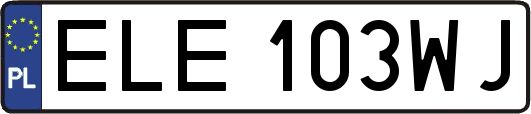 ELE103WJ