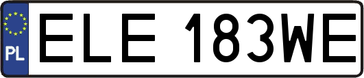 ELE183WE