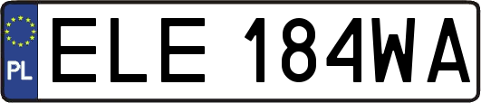 ELE184WA