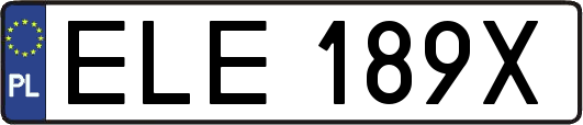 ELE189X