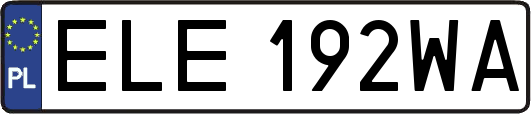 ELE192WA