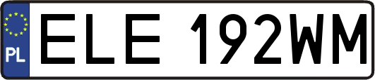 ELE192WM