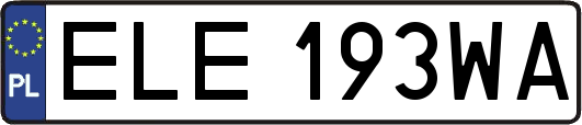 ELE193WA