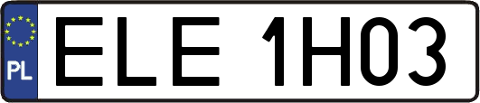 ELE1H03