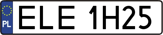ELE1H25