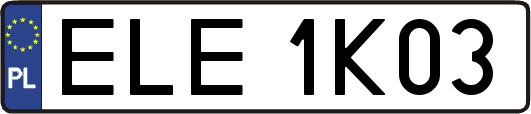 ELE1K03