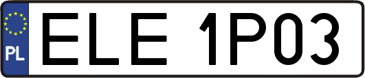 ELE1P03