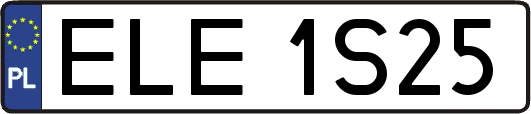 ELE1S25