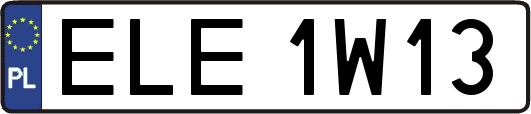 ELE1W13