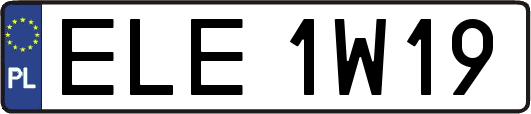 ELE1W19