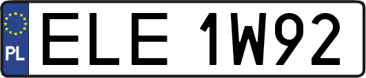 ELE1W92