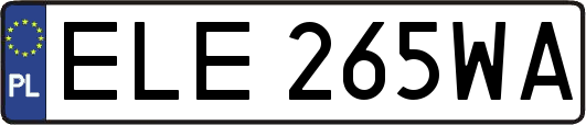 ELE265WA