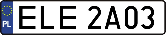 ELE2A03