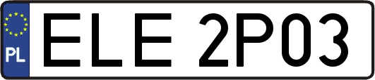 ELE2P03