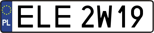 ELE2W19