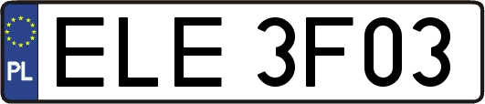 ELE3F03