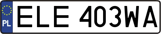 ELE403WA