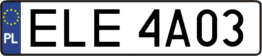 ELE4A03