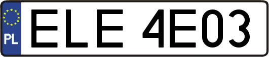 ELE4E03