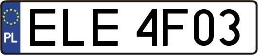 ELE4F03