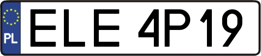 ELE4P19
