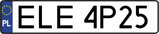 ELE4P25