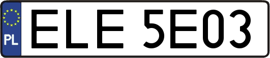 ELE5E03