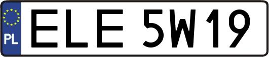 ELE5W19