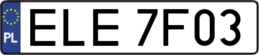 ELE7F03