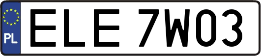 ELE7W03