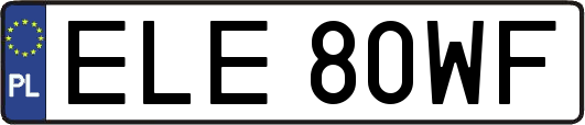 ELE80WF