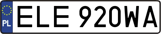 ELE920WA