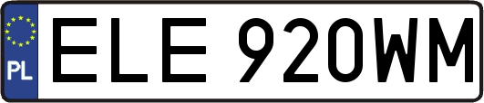 ELE920WM