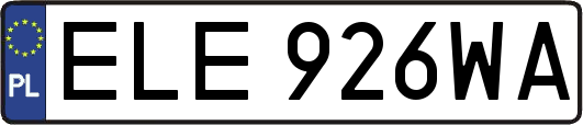 ELE926WA