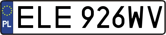ELE926WV