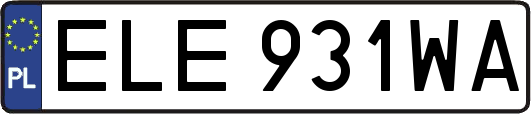 ELE931WA
