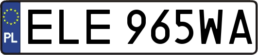ELE965WA