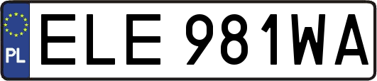 ELE981WA