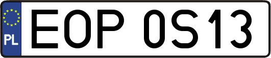 EOP0S13