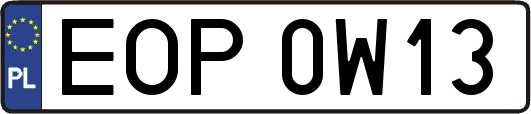 EOP0W13