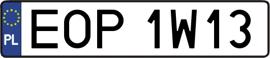 EOP1W13