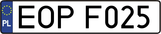 EOPF025