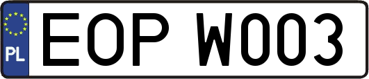EOPW003